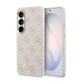 Samsung Galaxy S26 kotelo - Guess PU 4G Script Metal Logo Magnetic