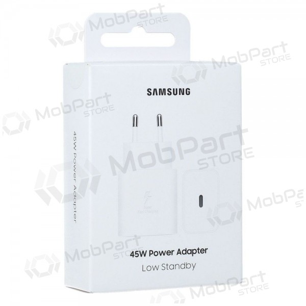 Puhelimen laturi Samsung EP-T4511NWEGEU 45 W USB-C valkoinen