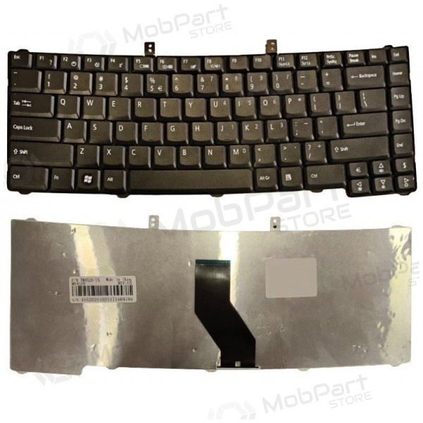 Näppäimistö Acer: TM4320, TM5710, 4630Z, 4620Z, 5530G, 4730, US Näppäimistö Acer: TM4320, TM5710, 4630Z, 4620Z, 5530G, 4730, US