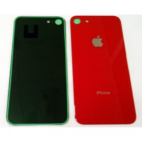 Apple iPhone 8 takaakkukansi (punainen) (bigger hole for camera)
