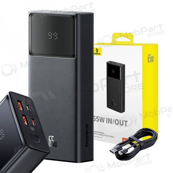 Ulkoinen paristo Power Bank Baseus StarLord 65W 20000mAh musta P10022906113-00