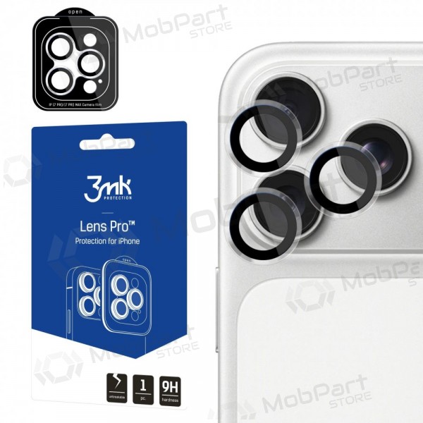 Apple iPhone 18 Pro, 18 Pro Max panssarilasi kameralle - 3MK Lens Pro (läpinäkyvä)