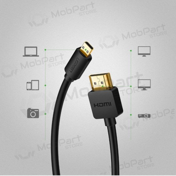 HDMI-kaapeli Ugreen HD127 HDMI–Micro HDMI 1,5 m 4K 60 Hz musta