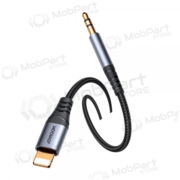 Audio kaapeli Joyroom SY-A06 Lightning to 3,5mm 1.2m musta