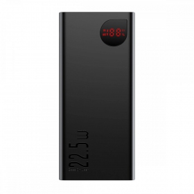 Ulkoinen paristo Power Bank Baseus Adaman 22.5W 20000mAh + Type-C 0.3m musta PPAD070101