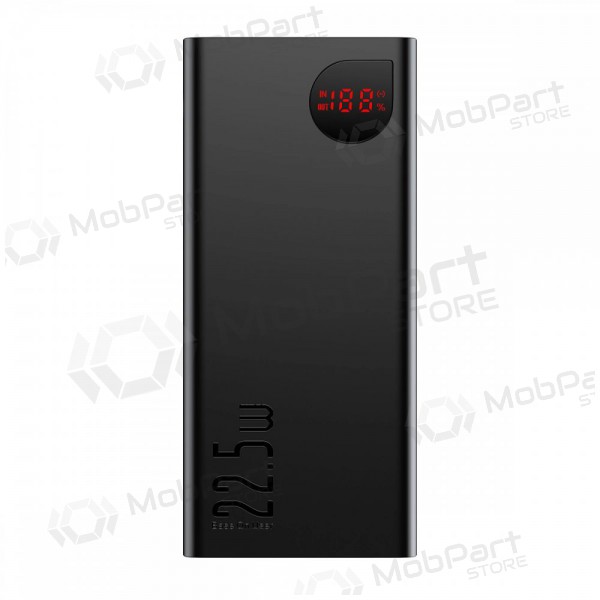 Ulkoinen paristo Power Bank Baseus Adaman 22.5W 20000mAh + Type-C 0.3m musta PPAD070101