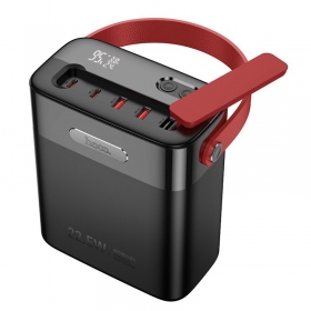 Ulkoinen paristo Power Bank Hoco J143 22.5W+PD20W 80000mAh musta