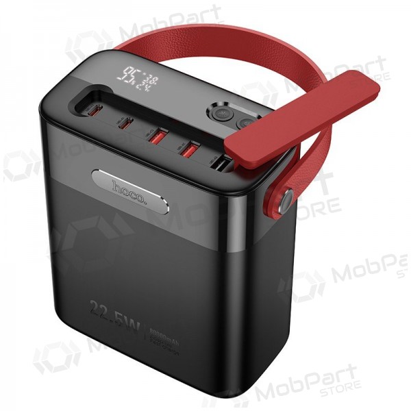 Ulkoinen paristo Power Bank Hoco J143 22.5W+PD20W 80000mAh musta