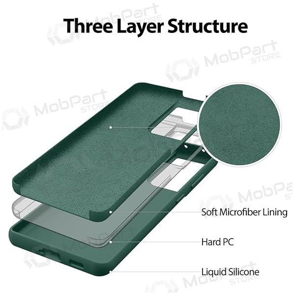 Suojakuori Mercury Silicone Case Samsung A266 A26 5G tummanvihreä Suojakuori Mercury Silicone Case Samsung A266 A26 5G tummanvihreä
