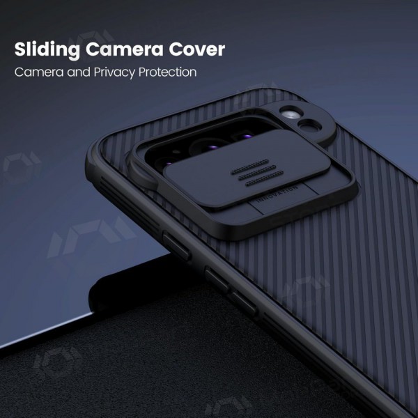 Google Pixel 7A suojakuori „Nillkin CamShield Pro“ (musta) Google Pixel 7A suojakuori „Nillkin CamShield Pro“ (musta)