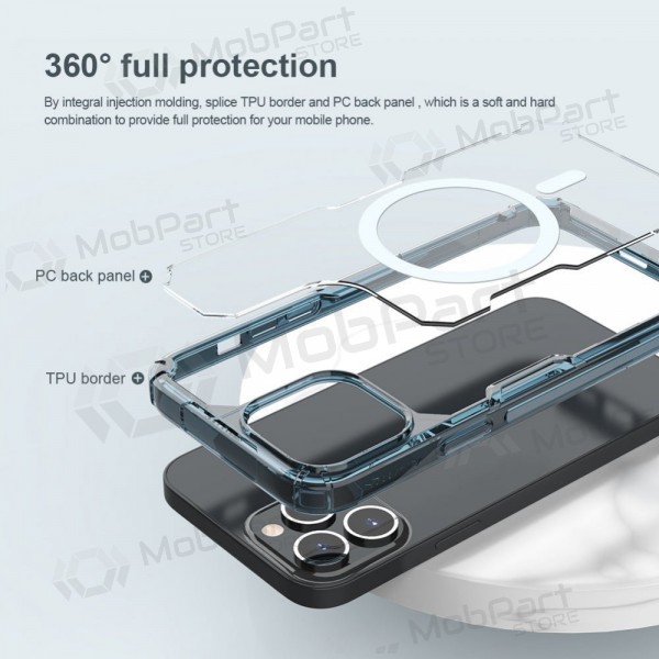 Apple iPhone 13 kotelo - Nillkin Nature Magnetic (valkoinen)