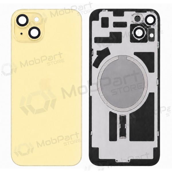 Apple iPhone 15 Plus takakansi (keltainen) - Premium