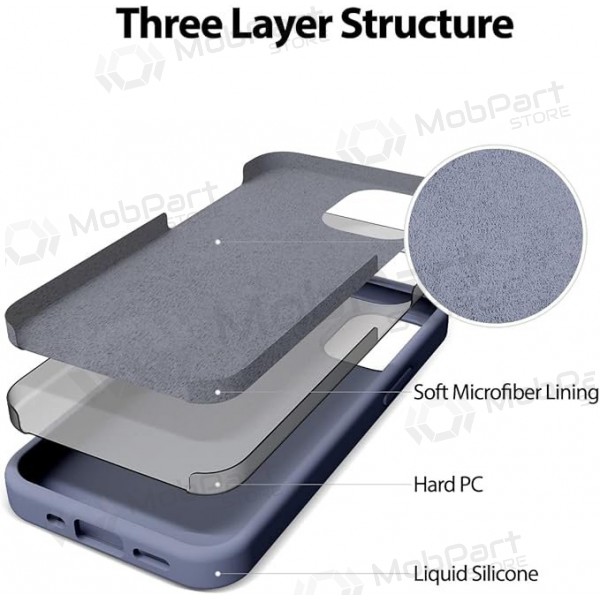Apple iPhone 11 Pro Max kotelo Mercury - Silicone Case (laventelinharmaa)