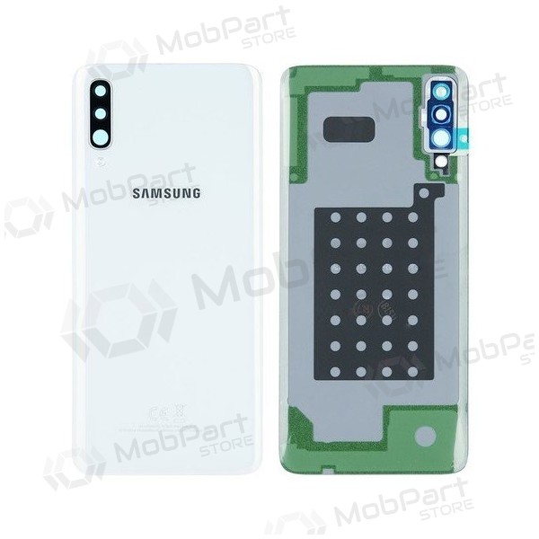 Samsung Galaxy A70 (2019) takakansi (valkoinen) (alkuperäinen)