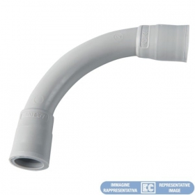Kampiniskanssajungimas Elettrocanali EC74325 (D25, harmaa (RAL7035), behalogenis)