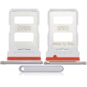 Xiaomi Mi 11i / Poco F3 SIM kortin pidike (hopea) (service pack) (alkuperäinen)