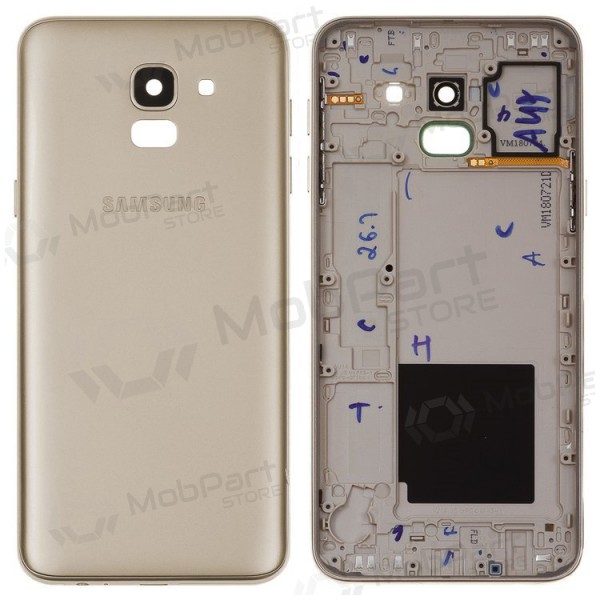 Samsung J600 Galaxy J6 2018 takaakkukansi (kultainen) - Premium