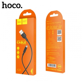 USB kaapeli Hoco X25 microUSB 1.0m (musta)