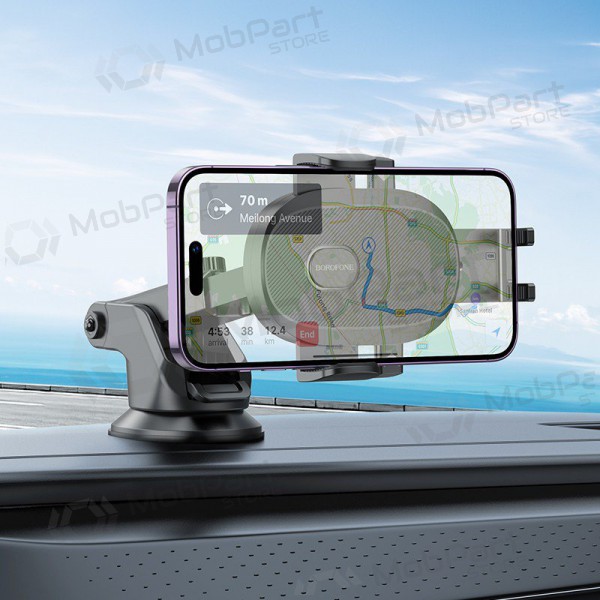 Auton matkapuhelinpidike Borofone BH93 (dashboard) musta
