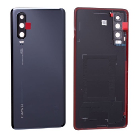 Huawei P30 takaakkukansi (musta) (käytetty grade C, alkuperäinen)