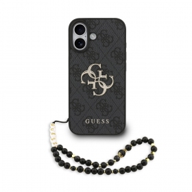Apple iPhone 17 kotelo - Guess PU 4G Metal Logo Strap