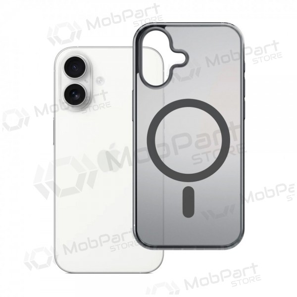 Apple iPhone Air - 3mk Frosty MagCase kotelo (musta)