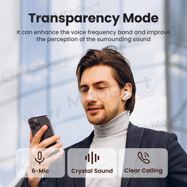 Langattomat kuulokkeet Ugreen WS200 HiTune T6 Active Noise-Cancelling Earbuds