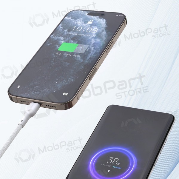 USB-C-kaapeli Dudao L9CMax USB-C–USB-C 2 m 240 W musta