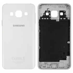 Samsung A300F Galaxy A3 takaakkukansi valkoinen (Pearl White) (käytetty grade A, alkuperäinen)