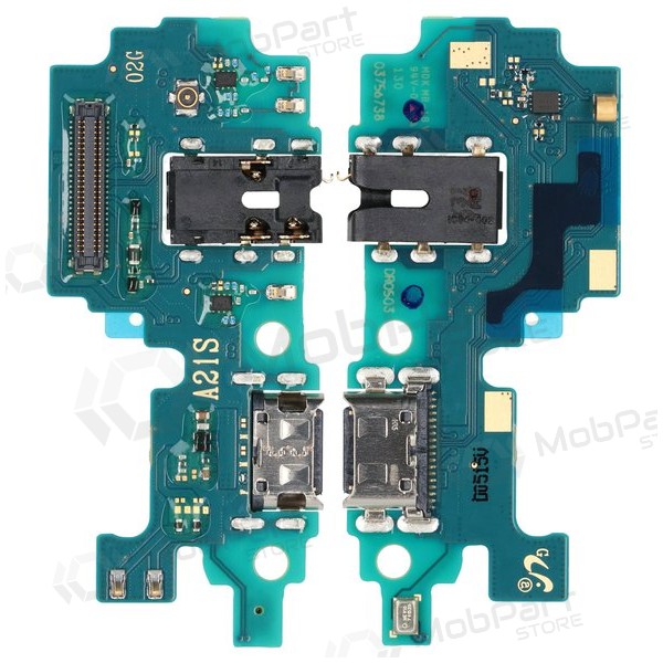 Samsung A217 Galaxy A21s 2020 latauspistorasian ja mikrofonin liitin (latausliitin)