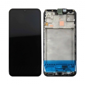 Samsung Galaxy M15 5G näyttö (musta) (kehyksellä) (alkuperäinen)