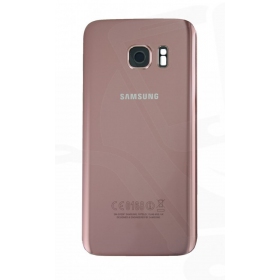 Samsung G930F Galaxy S7 takaakkukansi pinkki (rose pink) (käytetty grade A, alkuperäinen)