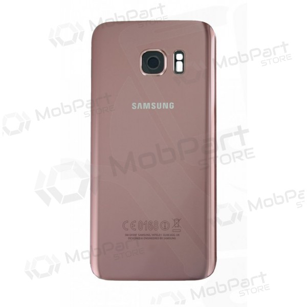 Samsung G930F Galaxy S7 takaakkukansi pinkki (rose pink) (käytetty grade A, alkuperäinen)