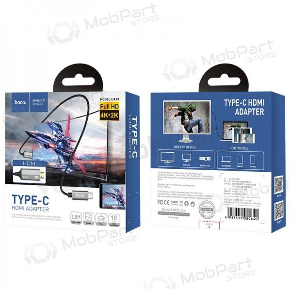 USB kaapeli HOCO UA13 