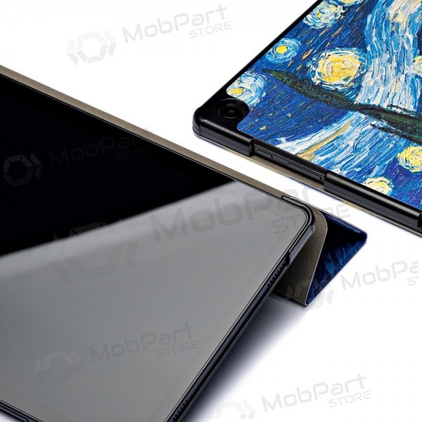 Samsung Galaxy Tab A9+, Tab A11+ kotelo - Smart Leather (starry night)