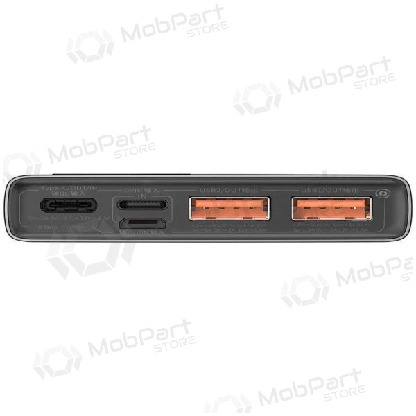 Ulkoinen paristo Power Bank Baseus Adaman 22.5W 10000mAh musta PPAD070001