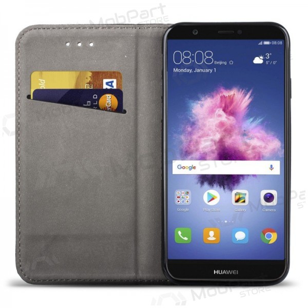 LG G8 ThinQ kotelo - Smart Magnet (musta)