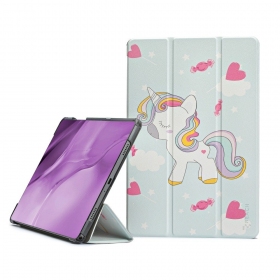 Samsung Galaxy Tab A9+, Tab A11+ kotelo - Smart Leather (unicorn)