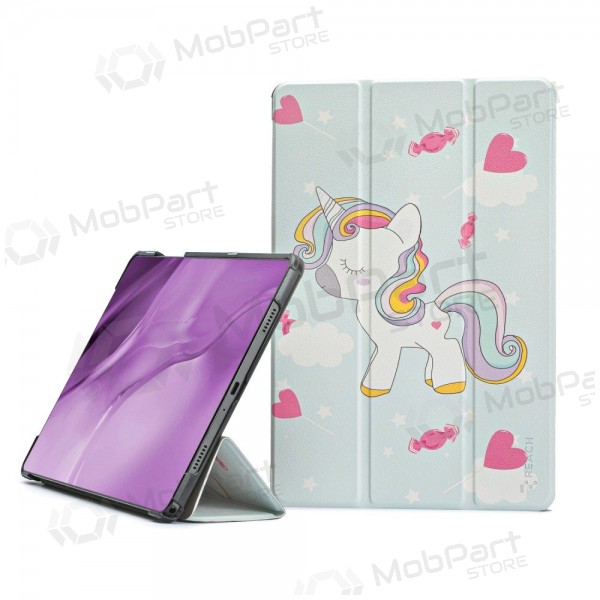 Samsung Galaxy Tab A9+, Tab A11+ kotelo - Smart Leather (unicorn)