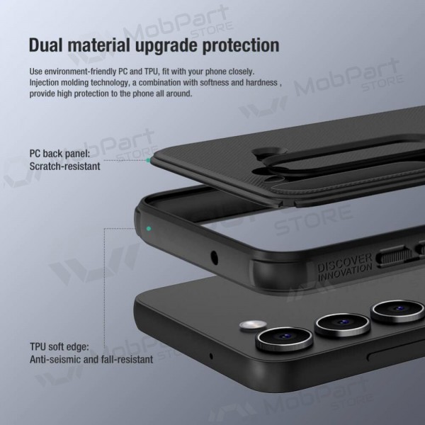 Samsung Galaxy A23 suojakuori „Nillkin Frosted Shield“ (sininen) Samsung Galaxy A23 suojakuori „Nillkin Frosted Shield“ (sininen)