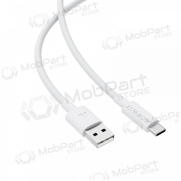 USB kaapeli Acefast C18-04 USB-A to USB-C 1.2m valkoinen