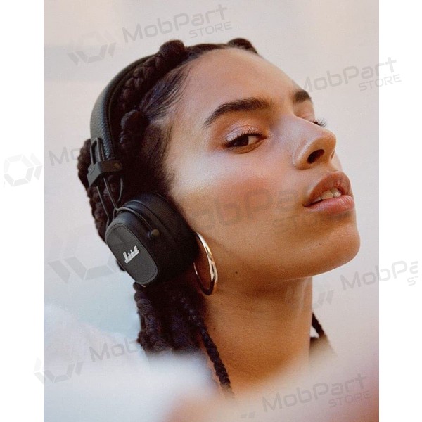 Langatons ausinės Marshall Major IV On-Ear Bluetooth juodos