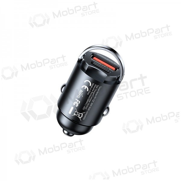Autolaturi Remax RCC359 30 W USB-C + USB-A musta
