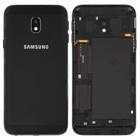 Samsung J330 Galaxy J3 2017 takaakkukansi (musta) (käytetty grade B, alkuperäinen)