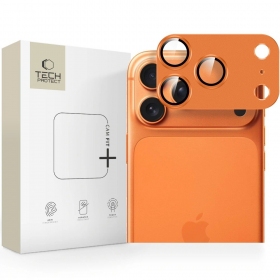Apple iPhone 17 Pro Max kameran suoja - Tech-Protect CamFull Fit+ (Cosmic Orange)