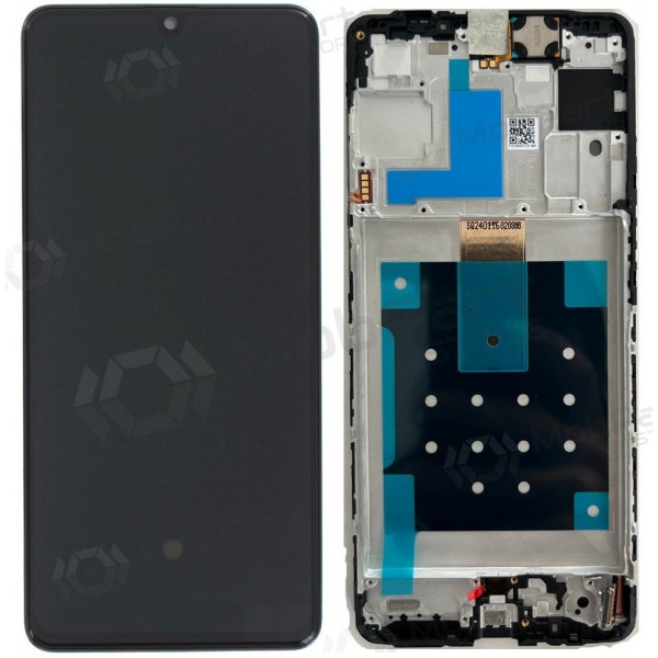 Samsung Galaxy M55 näyttö (musta) (kehyksellä) (OLED)