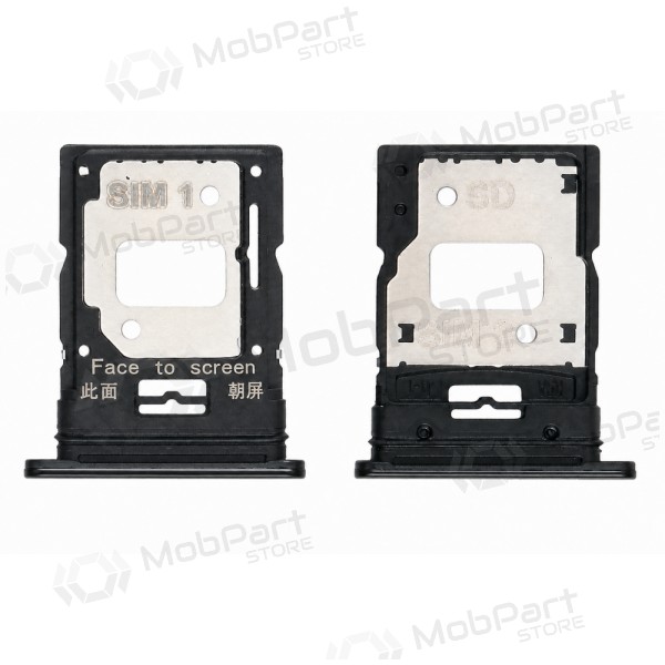 Xiaomi Mi 11 Lite 4G / 5G / 5G NE 2021 SIM-korttipidike (musta)