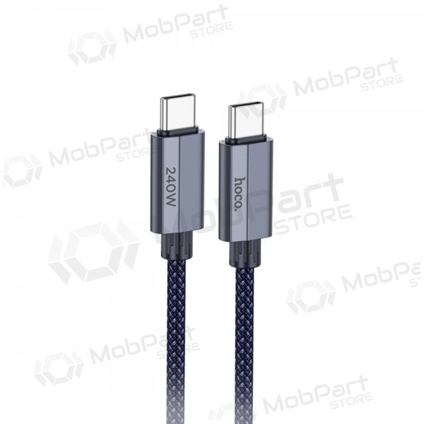 USB-C-kaapeli Hoco U134 USB-C–USB-C 1.8 m 240 W musta