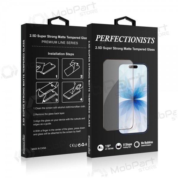 Apple iPhone 15 Pro panssarilasi - Perfectionists 2.5D Super Strong Matte