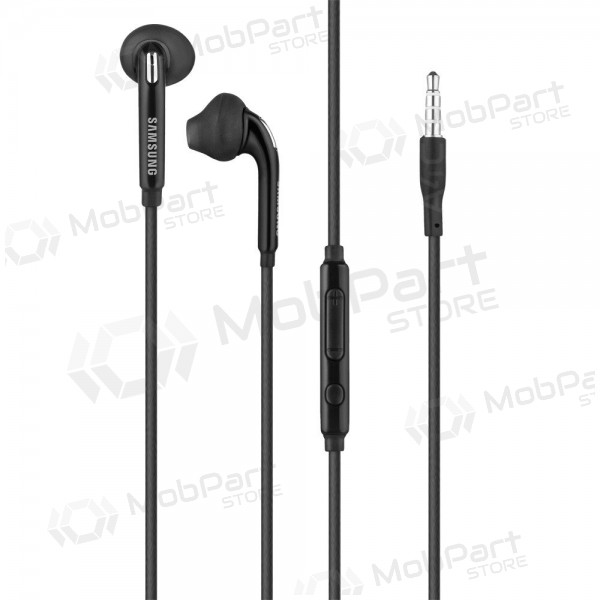 Samsung G920F Galaxy S6 (EO-EG920BB) 3,5mm handsfree (musta) (alkuperäinen)